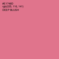 #E1748D - Deep Blush Color Image